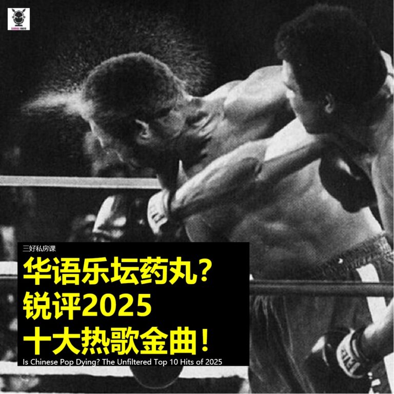 三好乱弹 – 华语乐坛药丸?锐评2025十大热歌金曲!